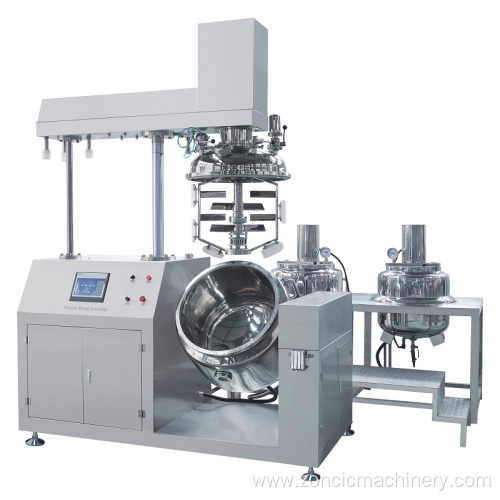 vacuum Emulsifier mixer machine with homogenizing cream soap